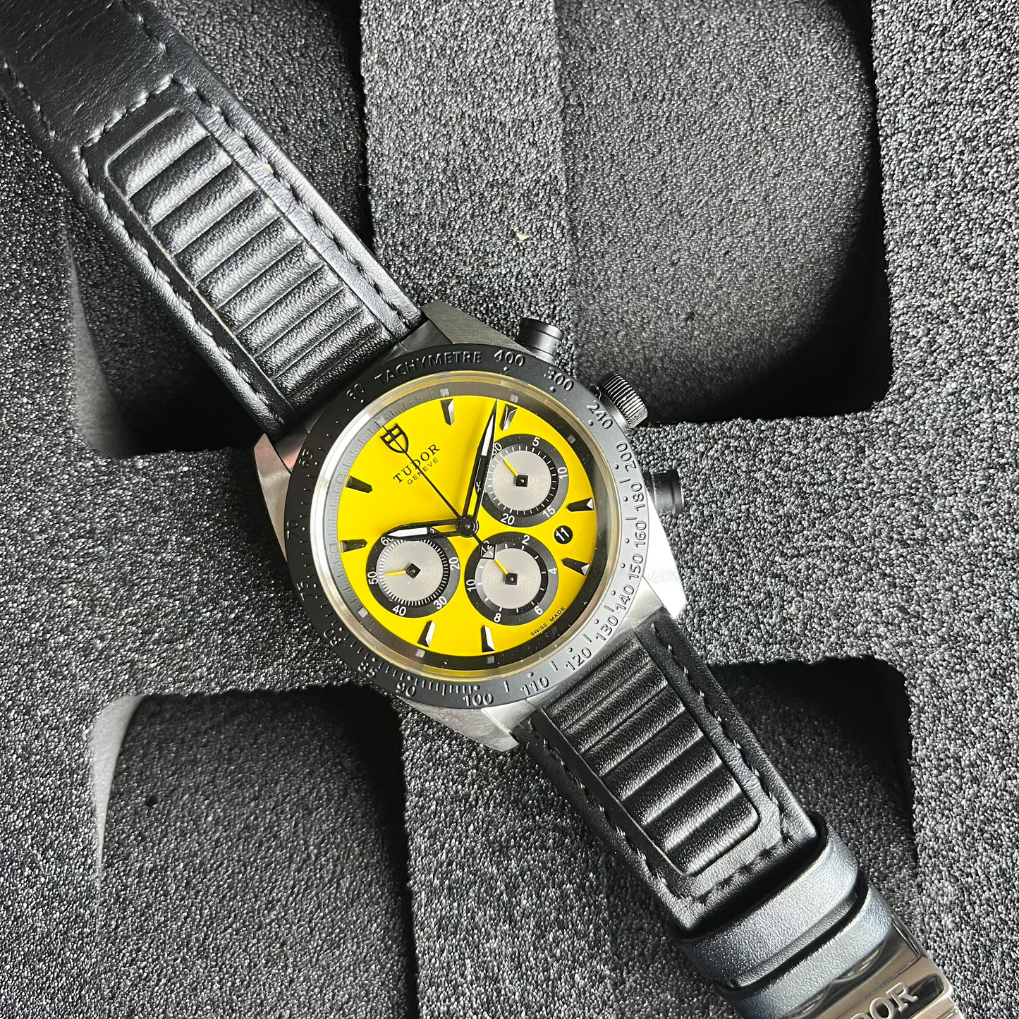 Tudor Fast-Rider Chronograph Yellow Dial