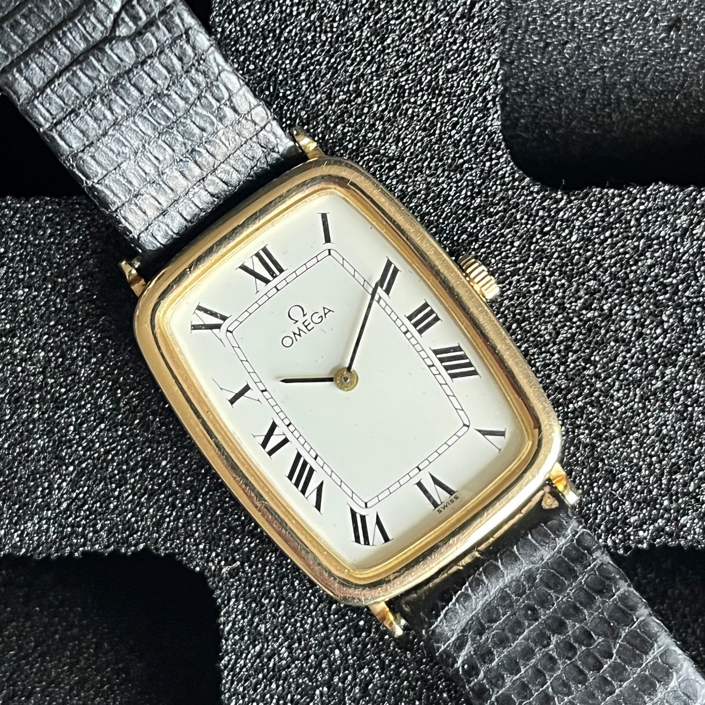 Omega Tonneau 14ct Gold