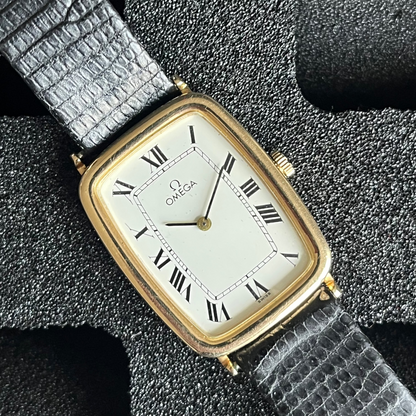 Omega Tonneau 14ct Gold